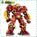 Đồ chơi xếp hình lắp ghép người sắt Iron Man trong bộ giáp Hero Mecha Series với 568 mảnh ghép cho bé