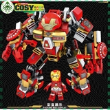 Đồ chơi xếp hình lắp ghép người sắt Ironn Mann trong bộ giáp Mark 46 Amor Series với 330 mảnh ghép cho bé