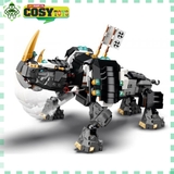 Đồ chơi lắp ghép xếp hình Ninjago Khủng Long Giác Đấu Mino Của Zane với 636 mảnh ghép