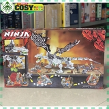 Đồ chơi lắp ghép xếp hình Rồng thần xương trắng của Phù thủy đầu lâu với hơn 1193 chi tiết