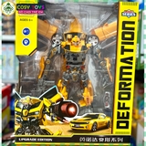 Đồ chơi robot lắp ghép biến hình thành siêu xe cỡ lớn