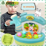 Đồ chơi đập chuột thỏ có nhạc và đèn cho bé