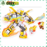 Đồ chơi lắp ghép xếp hình Ninjago cùng robot chiến đấu mang giáp với hơn 365 mảnh ghép