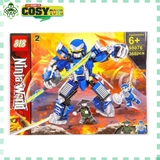 Đồ chơi lắp ghép xếp hình Ninjago cùng robot chiến đấu mang giáp với hơn 365 mảnh ghép