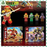Đồ chơi lắp ghép xếp hình Ninjago cùng robot chiến đấu mang giáp với hơn 365 mảnh ghép