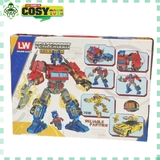 Đồ chơi lắp ghép xếp hình robot Transformer biến hình 2 trong 1 với hơn 512 chi tiết