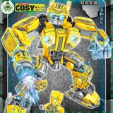 Đồ chơi lắp ghép xếp hình robot Bumbelee biến hình 2 trong 1 với hơn 538 chi tiết