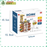Bộ đồ chơi siêu thị cỡ lớn với hơn 47 chi tiết cùng với xe đẩy hàng cho bé