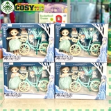 Hộp búp bê cùng xe đạp đủ mẫu cho bé