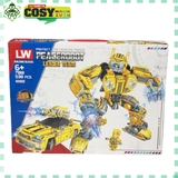 Đồ chơi lắp ghép xếp hình robot Bumbelee biến hình 2 trong 1 với hơn 538 chi tiết