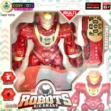 Đồ chơi robot siêu nhân có điều khiển, kèm nhạc và nhiều chế độ di chuyển khác nhau