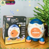 Đồ chơi ống tiết kiệm mô hình tên lửa phi hành gia cho bé