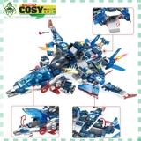 Đồ chơi lắp ghép xếp hình siêu phi thuyền chiến đấu của Thanos cùng các anh hùng Avenger với 667 mảnh ghép