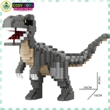 Đồ chơi xếp hình lắp ráp mô hình khủng long đủ mẫu với 1637 mảnh ghép