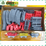 Đồ chơi đường ray xe lửa siêu tốc với đường ray lắp ráp nhiều mẫu linh hoạt cho bé