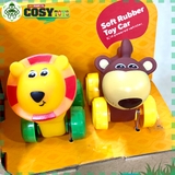 Đồ chơi thảm mô hình giao thông kèm xe hình con chó, mèo cho bé