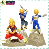 Mô hình nhân vật Songoku đang vận công tung chưởng hàng đẹp nét- Dragon Ball - Có Hộp Màu