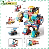 Đồ chơi lắp ghép xếp hình lắp ráp sáng tạo 5 trong 1 duplo với hơn 195 chi tiết đủ kích cỡ và màu sắc