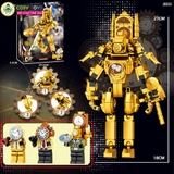 Đồ chơi lắp ghép xếp hình các nhân vật Skibidi với hơn 473 mảnh ghép