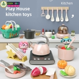 Đồ chơi các dụng cụ nhà bếp nấu ăn 39 chi tiết đẹp cho bé