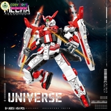 Đồ chơi lắp ghép xếp hình robot Mecha Warior - Universe mẫu mới với kiếm laser 454-457 chi tiết cho bé