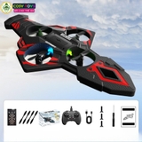 Đồ chơi mô hình máy bay điều khiển từ xa bằng xốp với 4 cánh lớn nhào lộn 360 độ cho bé