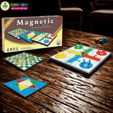 Đồ chơi cờ cá ngựa 3 trong 1 bằng nhựa cao cấp có nam châm hỗ trợ phát triển tư duy cho trẻ