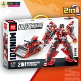 Đồ chơi lắp ghép xếp hình robot biến hình 2 trong 1 thành xe đủ mẫu với hơn 772 - 797- 821 - 844 chi tiết cho bé