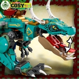Đồ chơi lắp ghép xếp hình khủng long chiến binh rừng xanh của Ninjago với 499 mảnh ghép