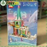 Đồ chơi lắp ghép xếp hình Lâu đài công chúa tuyết Elsa với hơn 324 chi tiết