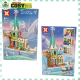 Đồ chơi lắp ghép xếp hình Lâu đài công chúa tuyết Elsa với hơn 324 chi tiết