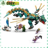 Đồ chơi lắp ghép xếp hình khủng long chiến binh rừng xanh của Ninjago với 499 mảnh ghép