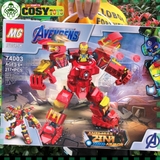 Đồ chơi xếp hình lắp ghép người sắt Ironn Mann trong bộ giáp anti Hulk với 217 mảnh ghép cho bé