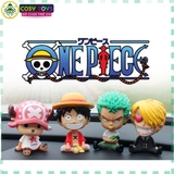 Mô hình Monkey D. Luffy Mũ Rơm Lắc Đầu - One Piece - Có Hộp Màu