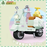 Đồ chơi lắp ghép xếp hình xe các loại: xe điện, xe scooter, xe máy từ 102 đến 130 chi tiết