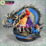 Mô hình OnePiece Kaido có rồng uốn lượn xung quanh siêu đẹp cao cấp, mẫu cao 33cm, nặng 2,7kg - Figure OnePiece - Có Hộp carton xốp