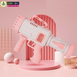 Đồ chơi bắn bong bóng xà phòng 32 nòng tạo bong bóng đủ màu sắc loại to cho bé