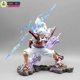 Mô Hình OnePiece Luffy gear 5 tay cầm sét chiến đấu - cao 26cm - rộng 22cm - nặng 880gram - Phụ kiện đi kèm : + 1 tay thay thế + 1 sét cầm tay , Figure OnePiece - có vỏ hộp màu