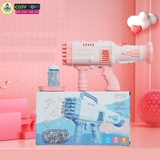 Đồ chơi bắn bong bóng xà phòng 32 nòng tạo bong bóng đủ màu sắc loại to cho bé