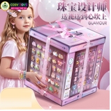 Đồ chơi hạt làm vòng tay, vòng cổ 10 trong 1 với nhiều mẫu thủ công thoả sức sáng tạo cho bé