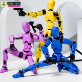 Đồ chơi lắp ghép mô hình Dummy 3D cùng nhiều vũ khí đi kèm cho bé