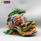 Mô hình DragonBall Goku đại chiến Vegeta siêu đẹp, cao 30cm - nặng 2kg - rộng 33cm - Figure DragonBall