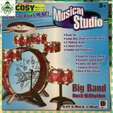 Bộ đánh trống gồm 5 trống nhỏ và 01 trống bass cho bé