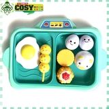 Gói đồ dùng nhà bếp kèm mô hình đồ ăn, bếp nấu...cho bé