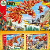 Đồ chơi lắp ghép xếp hình phượng hoàng lửa của Ninjago với 515 mảnh ghép