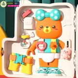 Đồ chơi vali bận rộn đa chức năng vui nhộn nhiều trò chơi sáng tạo và tư duy dành cho các bé từ 3 tuổi trở lên