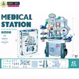 Đồ chơi bàn bác sỹ khám bệnh cỡ lớn với 42 chi tiết cho bé