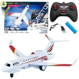 Đồ chơi máy bay chở khách cỡ lớn mẫu mới có đèn và điều khiển từ xa cho bé