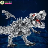 Đồ chơi lắp ghép xếp hình khủng long robot Mecha Tyrannorarus cỡ lớn có đèn với 1766 chi tiết