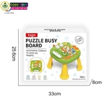 Bàn học đồ chơi bận rộn đa chức năng vui nhộn mẫu khủng long xanh dành cho các bé từ 3 tuổi trở lên